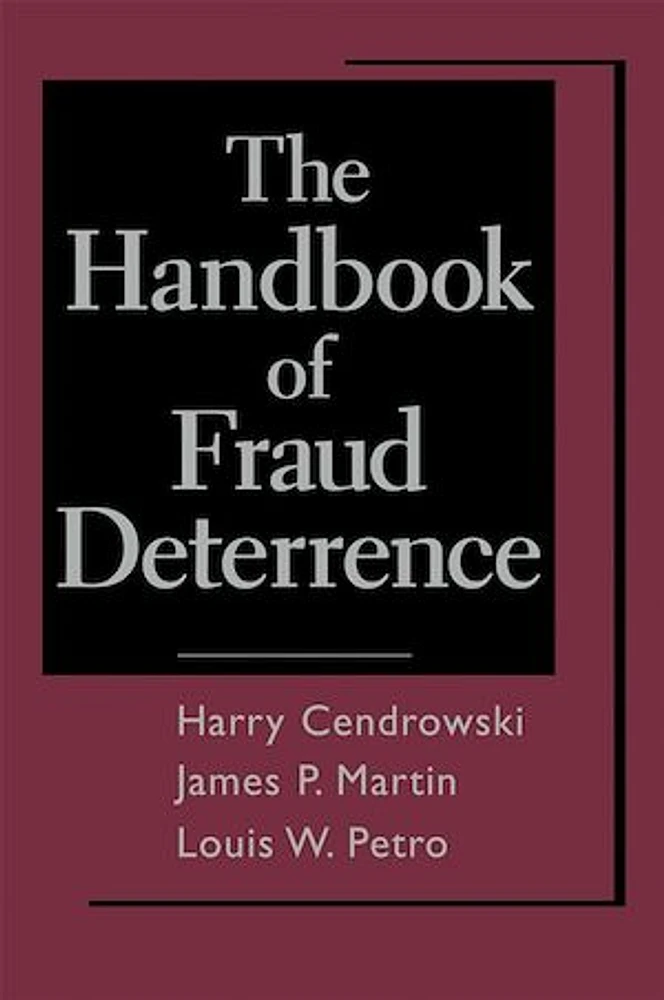 The Handbook of Fraud Deterrence