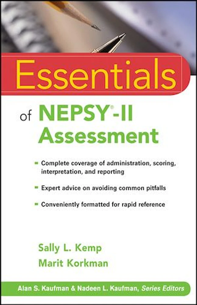 Essentials of NEPSY-II Assessment