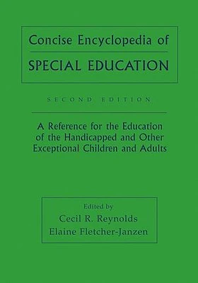 Concise Encyclopedia of Special Education