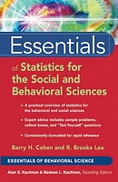 Essentials of Statistics for the Social and Behavioral Sciences