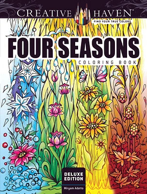 Creative Haven Deluxe Edition Four Seasons Coloring Book