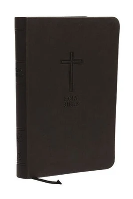 KJV, Value Thinline Bible, Compact, Leathersoft, Black, Red Letter, Comfort Print