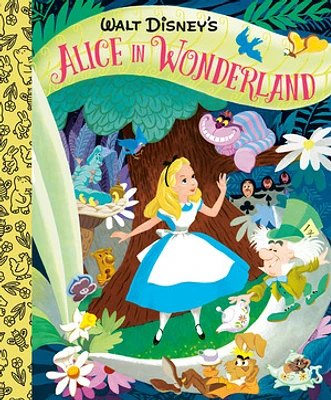 Walt Disney's Alice in Wonderland Little Golden Board Book (Disne