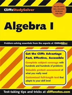 CliffsStudySolver<small>TM</small> Algebra I