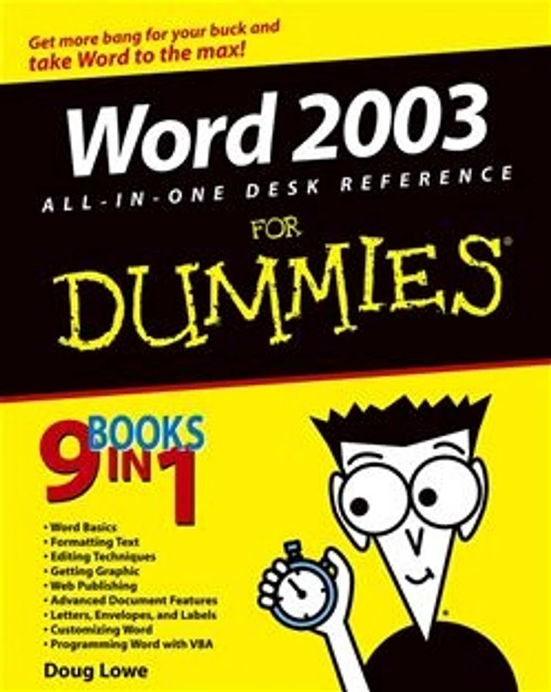 Word 2003 All-in-One Desk Reference For Dummies®