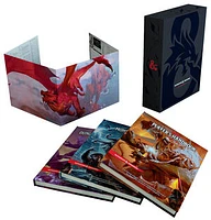 Dungeons & Dragons Core Rulebooks Gift Set (Special Foil Covers Edition with Slipcase, Player's Handbook, Dungeon Master's Guide, Monster Manual, DM Screen)