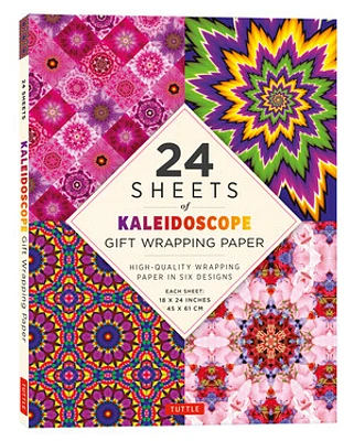 Kaleidoscope Gift Wrapping Paper - 24 sheets