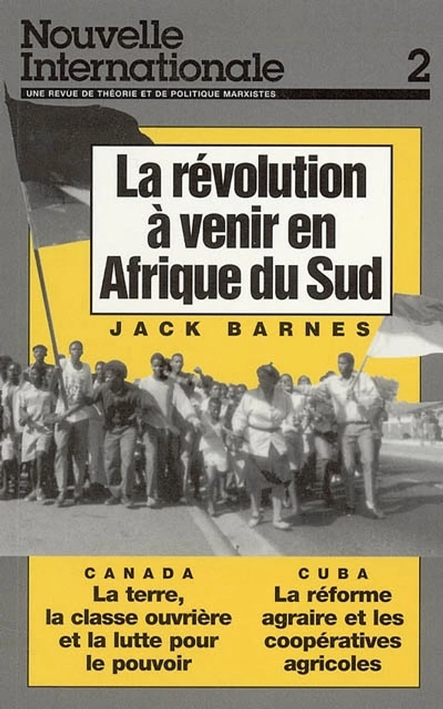 La révolution à venir en Afrique du Sud