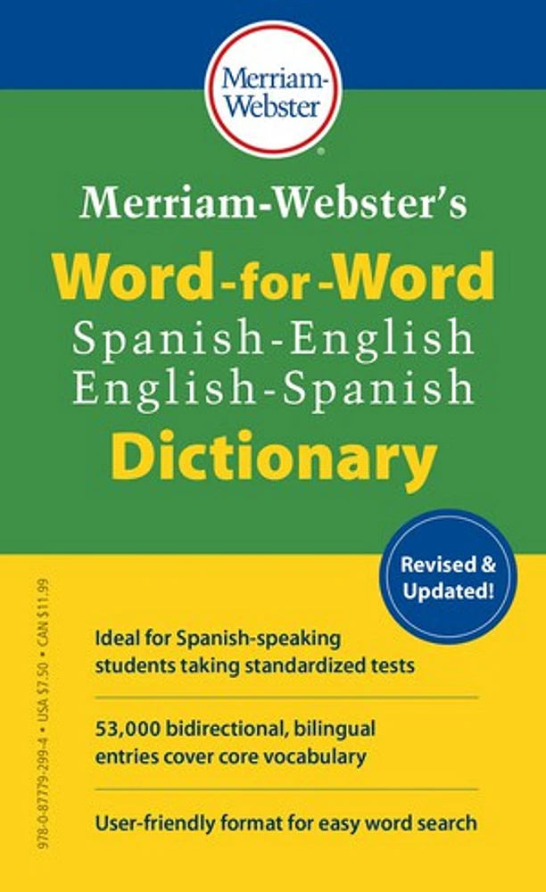 Merriam-Webster’s Word-for-Word Spanish-English Dictionary