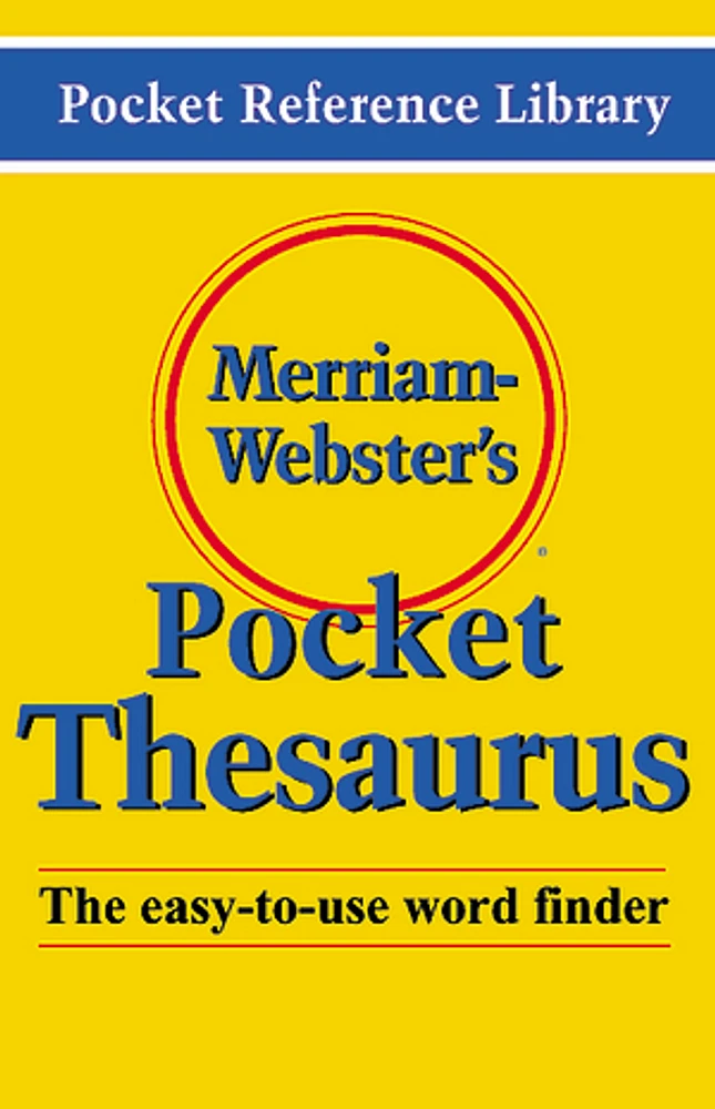 Merriam-Webster’s Pocket Thesaurus