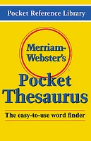 Merriam-Webster’s Pocket Thesaurus