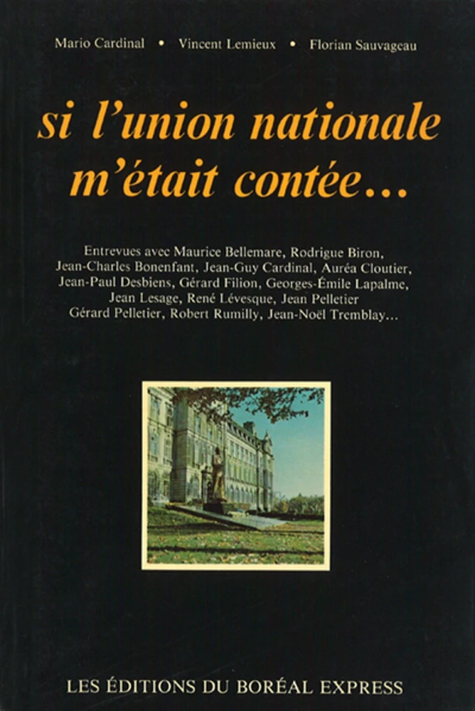 Si l'Union nationale m'était contée..