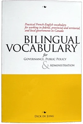 Bilingual Vocabulary for Governance, Public Policy and...