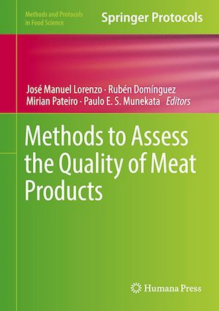 Methods to Assess the Quality of Meat Products