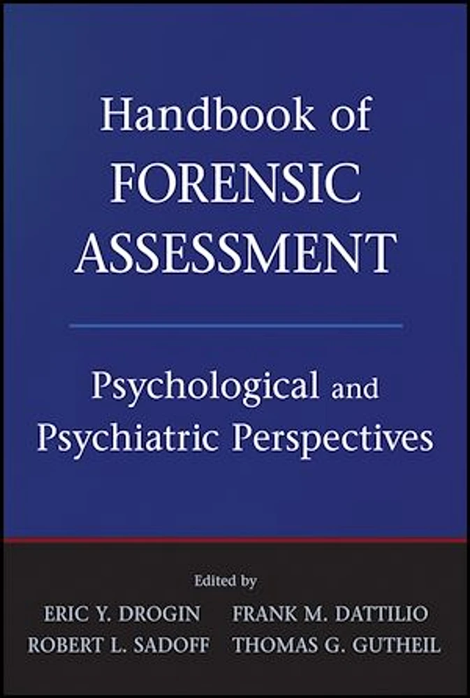 Handbook of Forensic Assessment