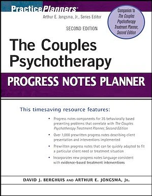 The Couples Psychotherapy Progress Notes Planner