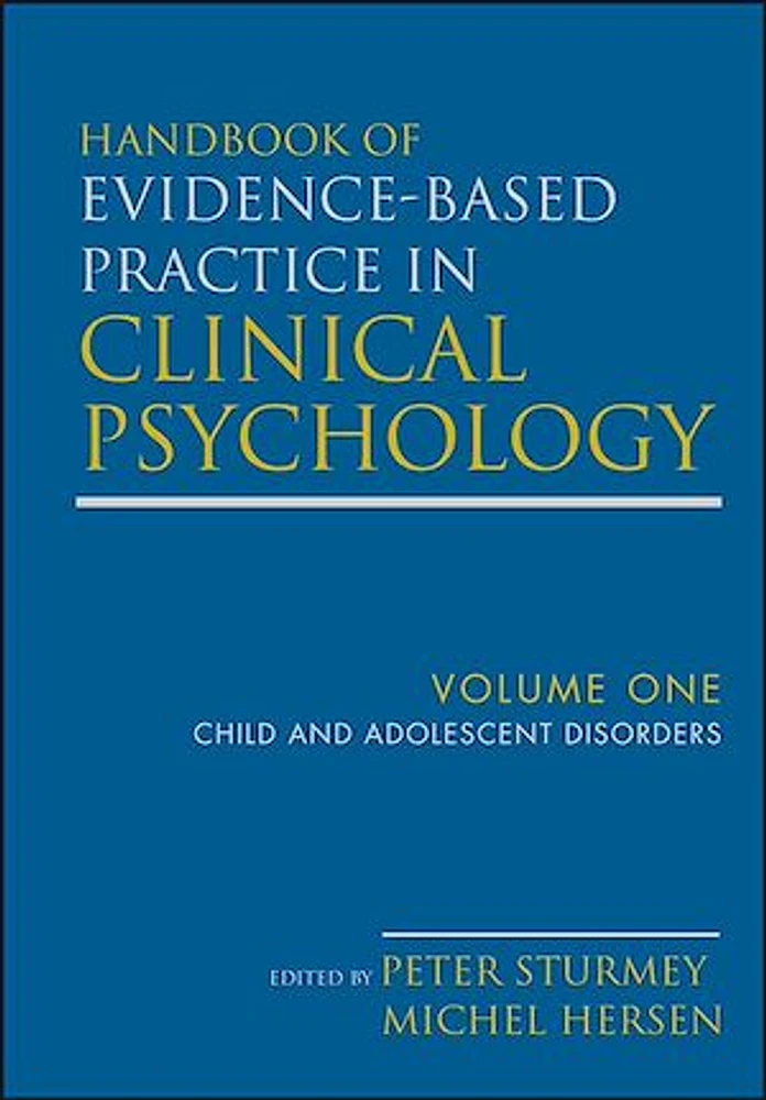 Handbook of Evidence-Based Practice in Clinical Psychology