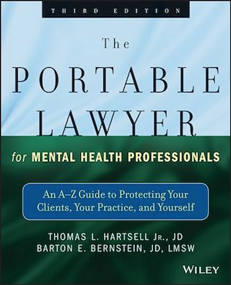 The Portable Lawyer for Mental Health Professionals