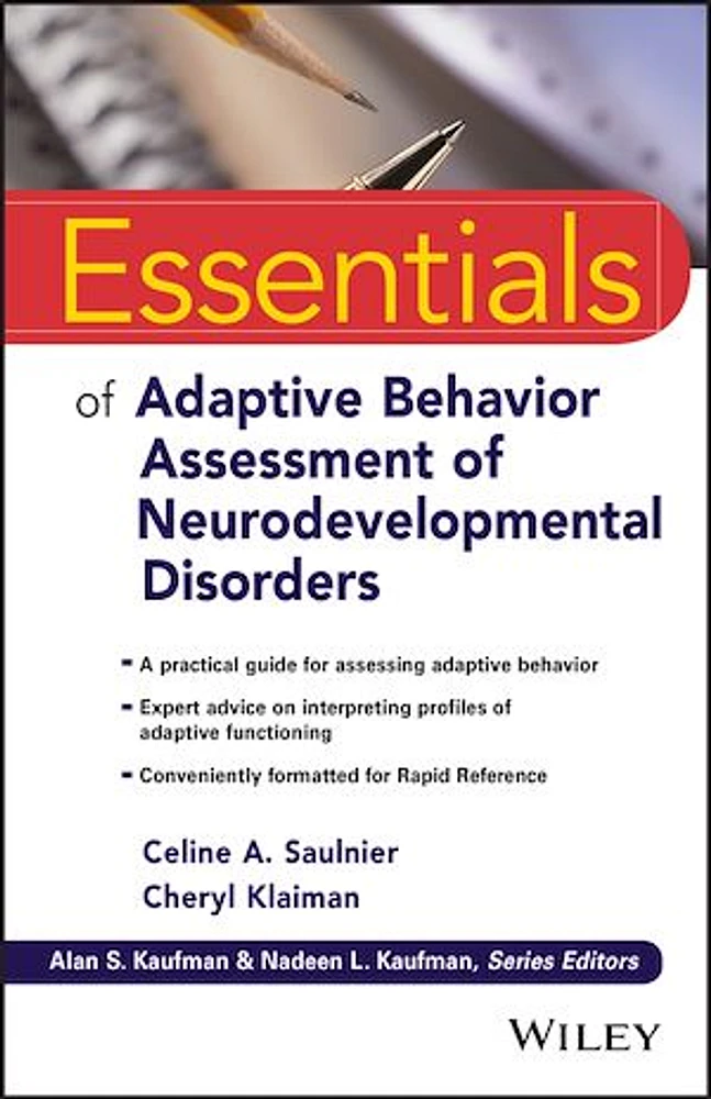 Essentials of Adaptive Behavior Assessment of Neurodevelopmental Disorders