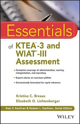 Essentials of KTEA-3 and WIAT-III Assessment