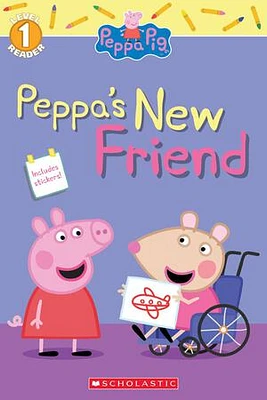 Peppa's New Friend (Peppa Pig Level 1 Reader with Stickers)