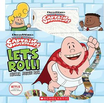 Let's Roll! Sticker Activity Book (Captain Underpants TV)