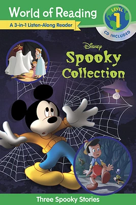 World of Reading Disney's Spooky Collection 3-in-1 Listen-Along Reader (Level 1 Reader)