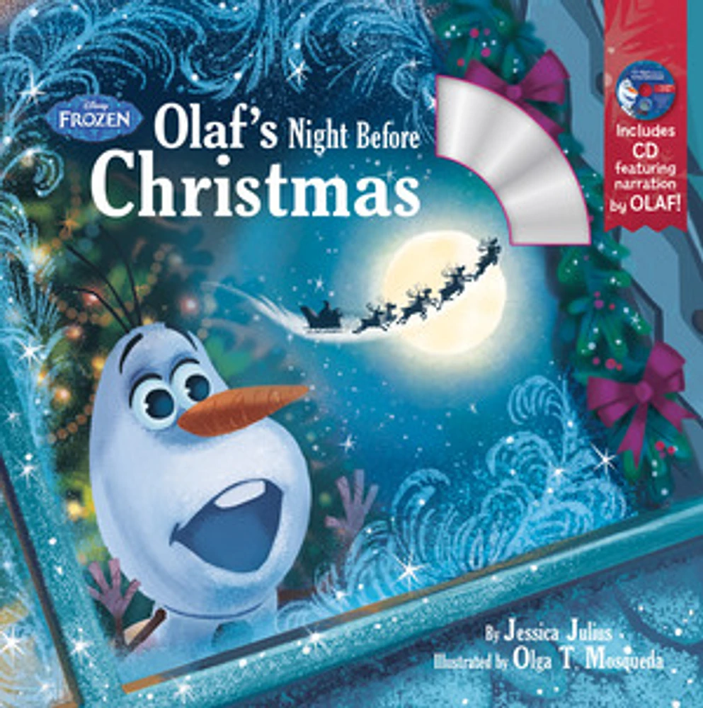 Olaf's Night Before Christmas Book & CD