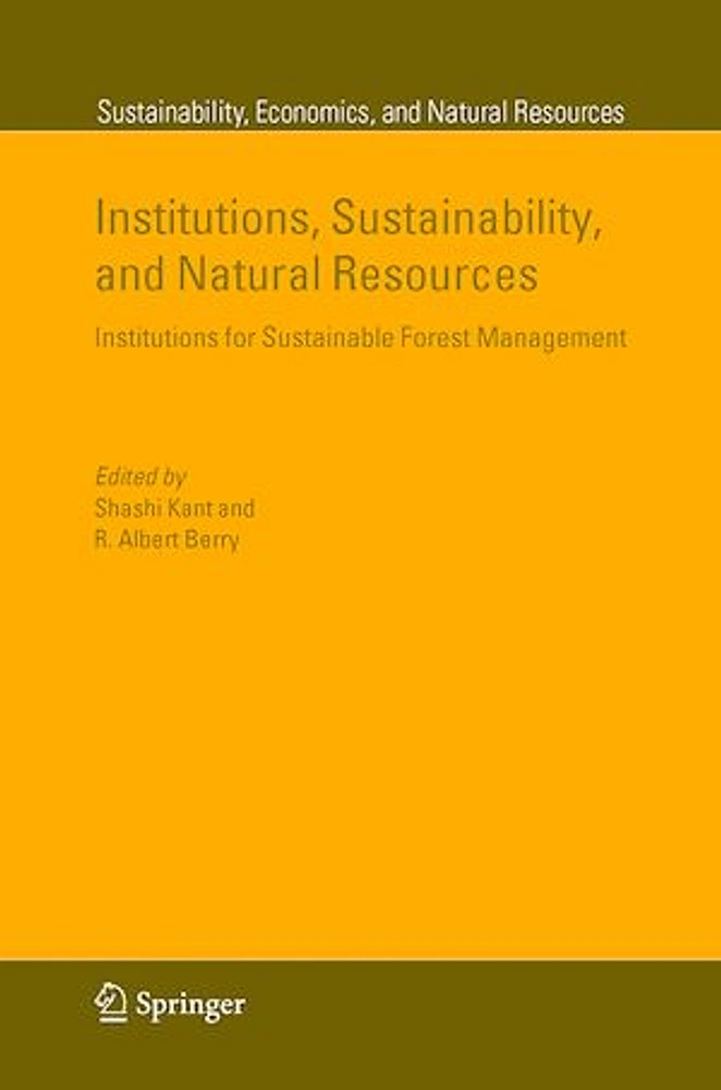 Institutions, Sustainability, and Natural Resources