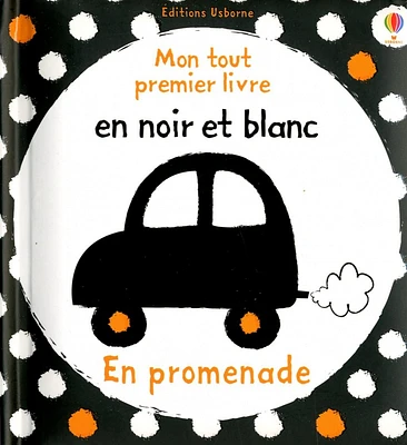 En promenade: mon tout premier livre en noir et blanc