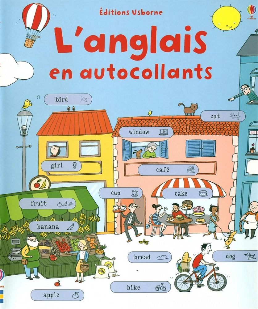 L'anglais en autocollants