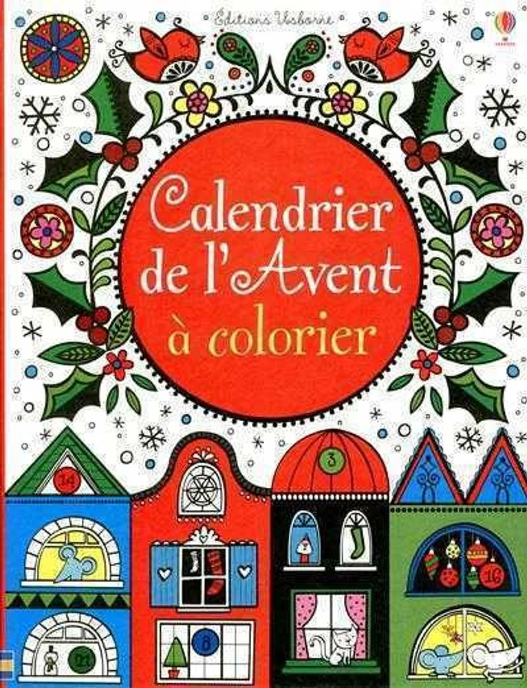 Calendrier de l'Avent 2012 à colorier