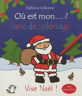 Où est mon livre... ? de coloriage: Noël