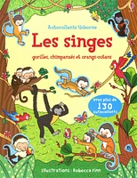 Les singes: gorilles, chimpanzés et orangs-outans