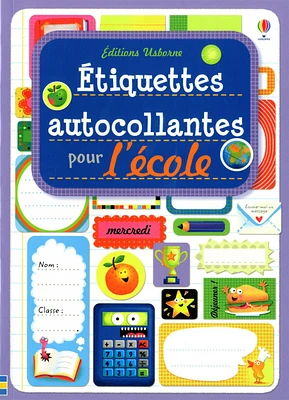 Etiquettes autocollantes pour l'école