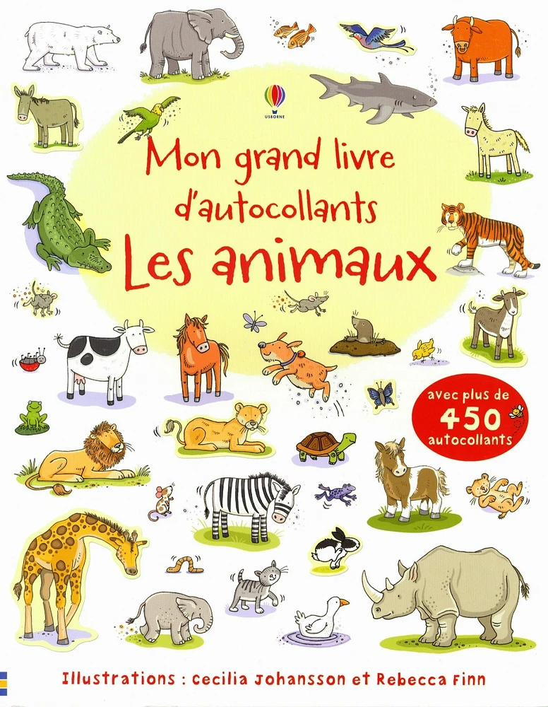 Animaux (Les):mon grand livre d'autocollants