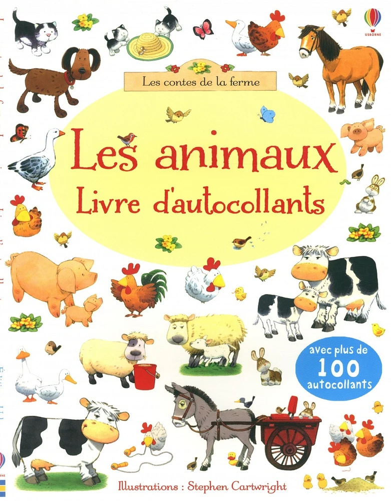 Animaux (Les): livre d'autocollants