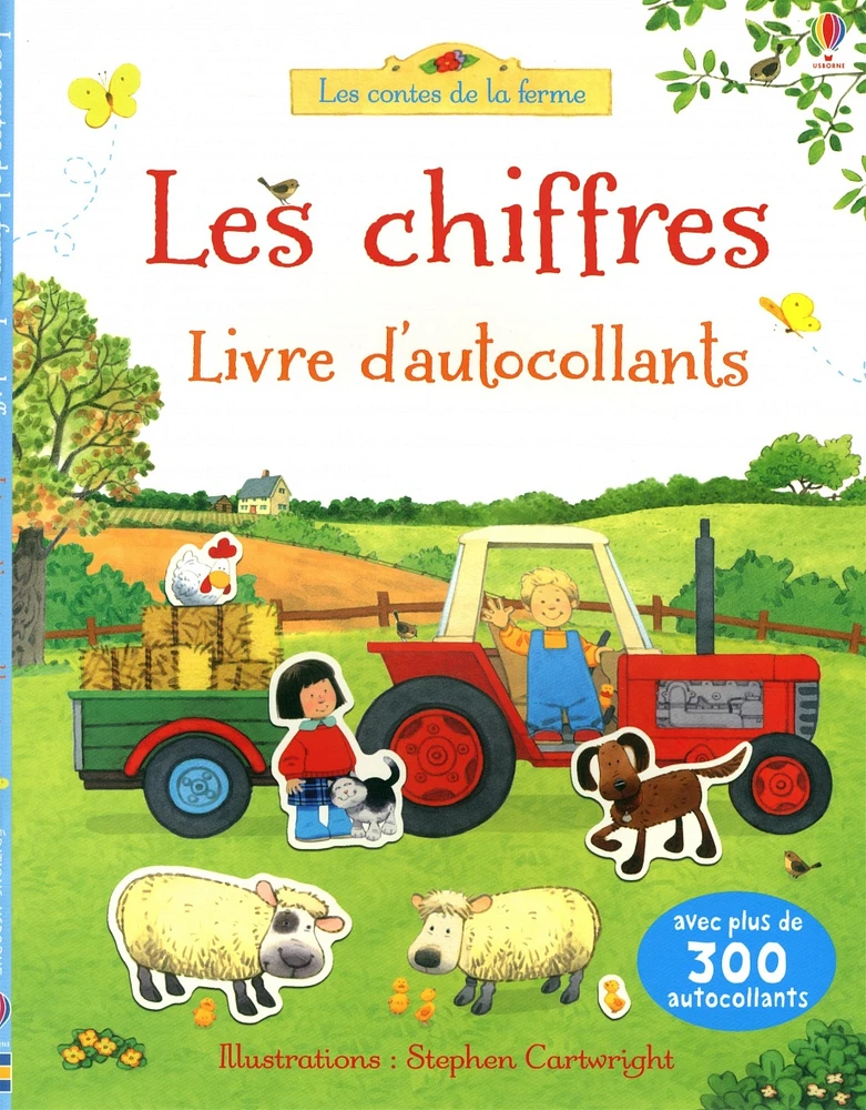 Chiffres (Les): livre d'autocollants