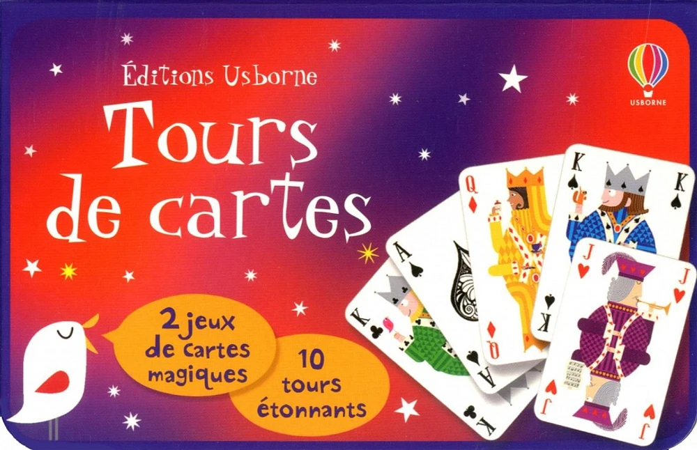 Tours de cartes: 2 jeux de cartes magiques, 10 tours étonnants