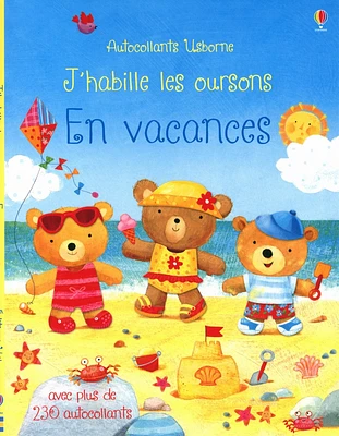 J'habille les oursons en vacances