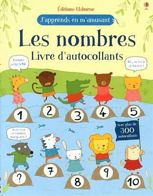 Nombres(Les): livres d'autocollants