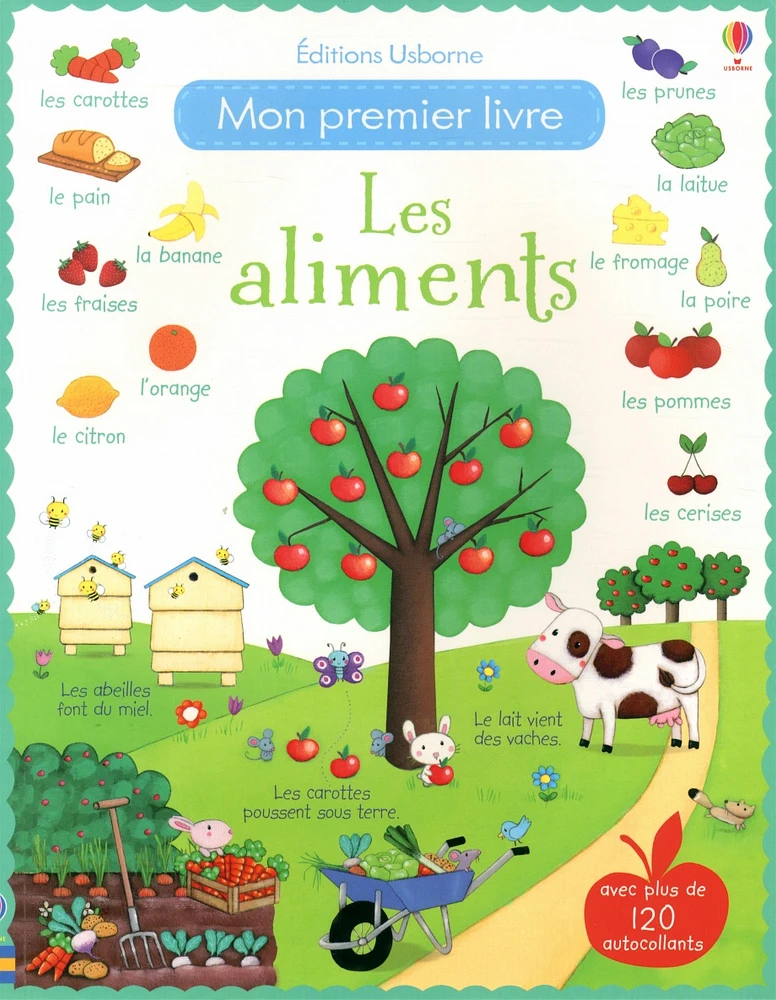 Aliments (Les) avec plus de 120 autocollants