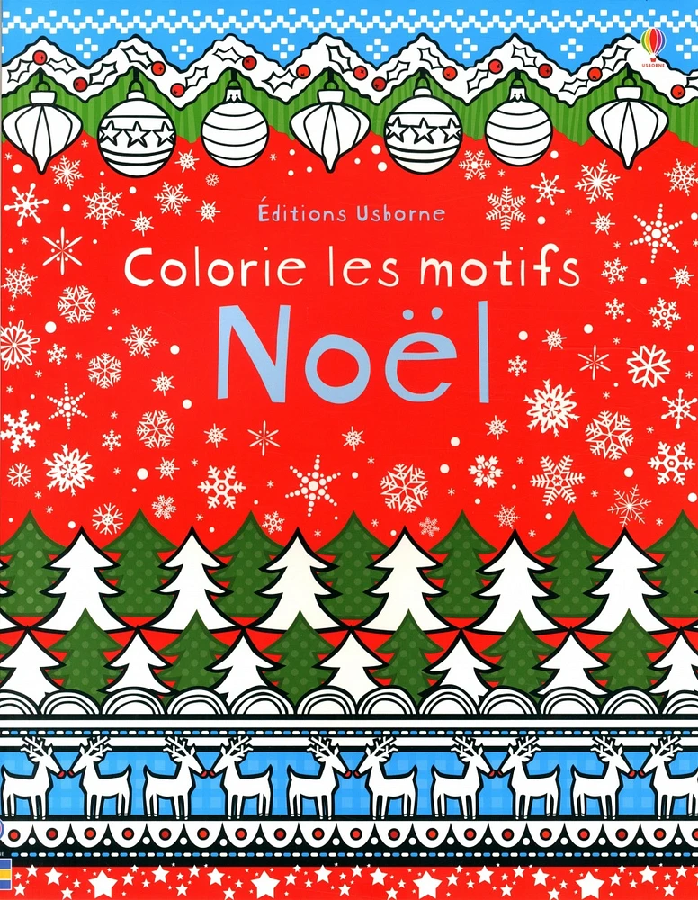 Colorie les motifs: Noël