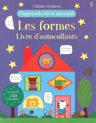 Les formes.Livre d'autocollants