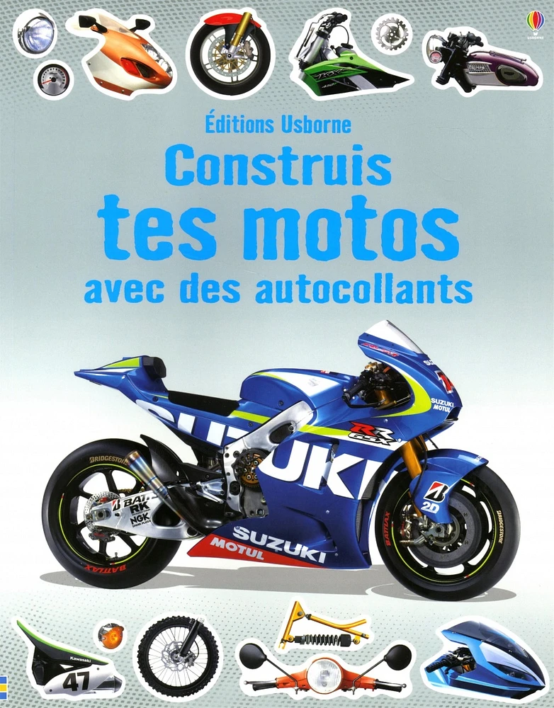 Construis tes motos avec des autocollants