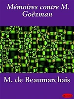 Mémoires contre M. Goëzman