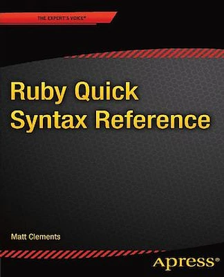 Ruby Quick Syntax Reference