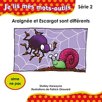 Araignée et escargot sont différents