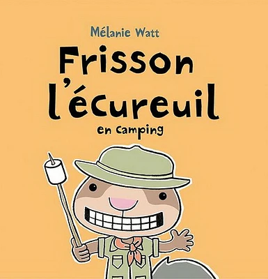 Frisson l'écureuil en camping