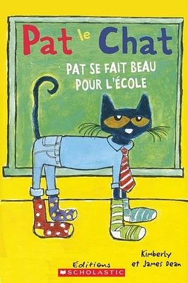 Pat le chat. Pat se fait beau pour l'école